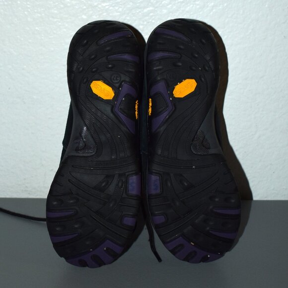 Women's Dansko Paisley Waterproof Outdoor Sneakers 37 Black/Purple Vibram Sole - Picture 5 of 13
